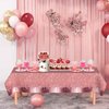 167Pcs Happy Birthday Decorations for Women Girls Burgundy Balloon Arch Kit with Maroon Rose Gold Balloons Backdrop Tablecloth Cupcake Toppers Butterfly Sticker Floral Burgundy Birthday Party Supplies