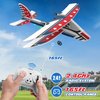 DEERC RC Plane, 2.4GHZ Remote Control Airplane W/ 3 Batteries & 6-axis Gyro Stabilizer, 2CH RTF RC Glider Toy for Beginners Kids Boys Girls Adults
