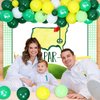 Jollyboom Golf Theme Party Decorations - Golf Theme Balloon Arch with Lets Partee Backdrop Banner for Masters Golf Birthday Party Decorations, Kids Birthday Adult Birthday Celebrating