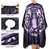 Professional Hair Cutting Cape for Adults with Adjustable Neck Snaps Barber Cape for Men Salon Haircut Cape Tiger Print Barber Accessories 63" x 56"