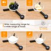 Folding Digital Kitchen Scale, Beewin Highly Accurate Compact Portable Food Scale with LCD Display, Auto Power Off and Tare Features, for Measuring Intake of Healthy Eating People (Black)