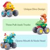 iPlay, iLearn Toddler Dinosaur Monster Truck Toy, Baby Pull Back Toy Car 1 2 3 Year Old Boy, Big Dino Construction Vehicle Excavator Dump Truck, Cool Birthday Stocking Stuffer Gift for 12 18 Month Kid