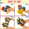10 Pcs Building Block Birthday Party Supplies Building Block Table Centerpieces Building Block Party Decorations Building Block Honeycomb Centerpiece Building Block Table Decoration for Birthday Party