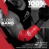 ACHIEVE FIT Muscle Compression Floss Bands - Therapy Rehab Band for Increasing Mobility - Recovery Fitness Bands for Tack and Flossing - Includes Nylon Travel Pouch Bag (1x Red & 1x Black)