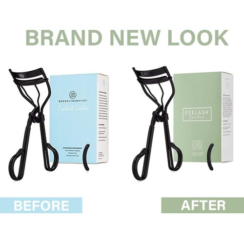 Lash Next Door Professional Eyelash Curler - Instant Long Lasting Curl, Lifts & Shapes - No Pinching or Creasing. Includes Replacement Pad (in Black)