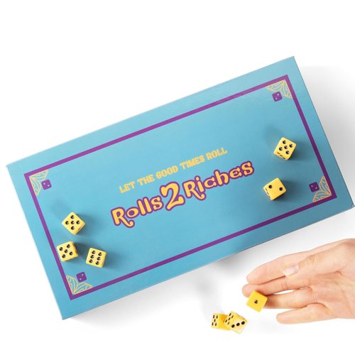 Award-Winning Family Dice Game Rolls 2 Riches – Fun Board Game for Kids, Teens & Adults | Perfect for Parties, Game Nights & Connecting with Friends
