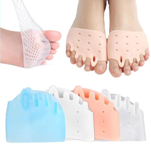 Hyggear Silicone Toe Separator, Hyggear Toe Separators, Hyggear Toe Spacers, 4 Pairs, Ball of Foot Cushions, Breathable & Soft, For Men & Women (4 Pairs)