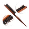 1 Piece Boar Bristle Backcombing and Combing Brush for Edge Control and Volumizing Hair