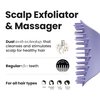 Tangle Teezer Scalp & Shampoo Hairbrush, to Exfoliate, Massage, and Cleanse, for All Hair Types, Lavender Lite Purple