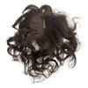 14inch Body Wave Human Hair Bangs Wavy Human Hair Toppers Clip In Hair Fringe Hairpieces Natural Brazilian Remy Hair Extensions (Brown)