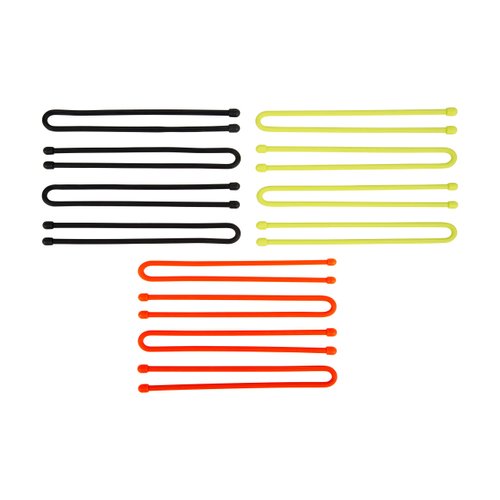 Nite Ize Original Gear Tie - 12-Inch Reusable Rubber Twist Tie - Reusable Gear Ties - Electric Cord Organizers - Twist Ties for Cords - Reusable Zip Ties - Assorted Colors, 12-Inch, 12 Pack