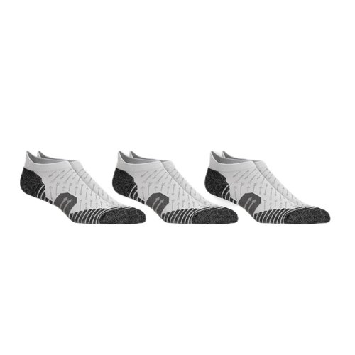 WORN T3 Ankle Socks, Moisture Wicking, Form Fit, No Slip, Light Cushion, Blister Free (White, Small, 3 Pack)