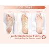 Maraly Foot Peel Mask (2 Pairs) - Natural Ingredients, Removes Dead Skin & Calluses, Baby Soft Feet in 1 Week, 2-Pack, Exfoliating Foot Care Treatment for Men & Women (Peach) (2 pack)