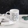 Joyful Moose Gag Gift Coffee Mug - I'm Not Arguing I'm Just Explaining Why I Am Right