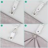 Bed Sheet Holder Straps- Adjustable Fitted Sheet Clips Bed Sheet Fastener Suspenders Elastic Gripper Holder Used for Bed Sheets,Mattress Covers, Sofa Cushion(Set of 4)
