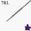 Tattoo Needles,New Star Tattoo Disposable Sterilized Premium Quality 7RL Tattoo Needles 7 Round Liner #12 Standard Disposable & Sterilized Tattoo Lining Needles 50pcs 1207RL Tattoo Needles(7RL)