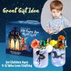 STICKY LIL FINGERS Fairy Jar Night Light Kit - Make Your Own Lanterns Set - Fairy Lantern Craft Kit for Girls - Fairy Night Light - Fairy Jar Kit - Gift Craft Fairy - Fairy Potions Craft Kit