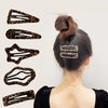 2 Pcs Brown Cheetah Hair Clip Cut Out Geometric Bangs Clips Side Clips Suitable for Women and Girls to Wear in Any Occasion(YD)