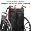 Mediss Wheelchair Oxygen Cylinder Bag - O2 Tank Carrier Backpack Holder for D and E Cylinders Bottle, Dual and Portable