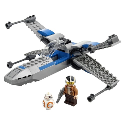 LEGO Star Wars Resistance X-Wing 75297 Building Kit; Awesome Starfighter Building Toy for Kids Aged 4 and Up, Featuring Poe Dameron and BB-8; New 2021 (60 Pieces)