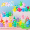 120 PCS Finger Puppets Toys Cute Monster Finger Puppets Soft Rubber Stretchy Fidget Doll Toys for Role Playing Birthday Kids Party Favors, 14 Random Styles