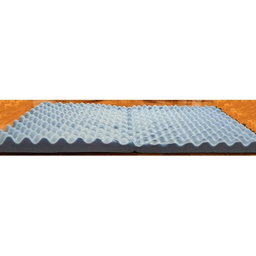 Eggcrate Wheelchair Cushion with Back 18 x32 x3