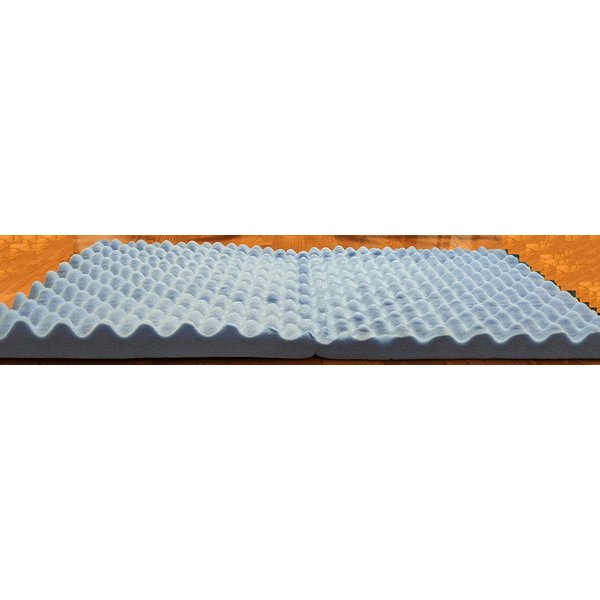 Eggcrate Wheelchair Cushion with Back 18 x32 x3