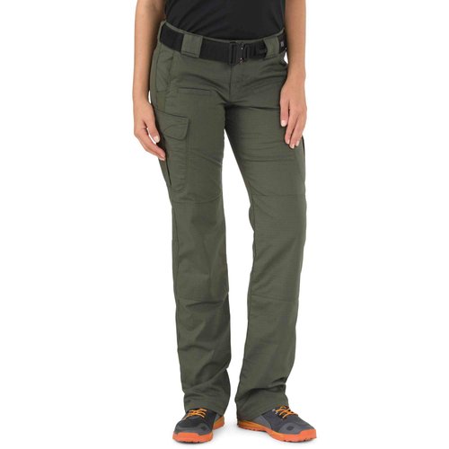 5.11 Tactical Women's Stryke Covert Cargo Pants, Stretchable, Gusseted Construction, Style 64386, TDU Green, Size 6 Regular
