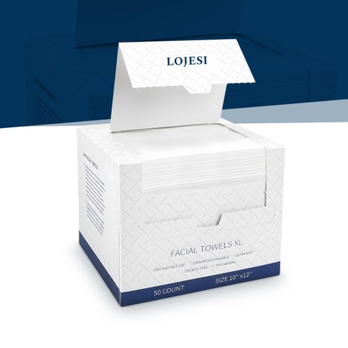 CareUS Towels XL contains face towels that come from USDA's biobased plant, disposable face towelettes, and makeup remover dry wipes, all of which are extremely soft and are available in packs of 50.