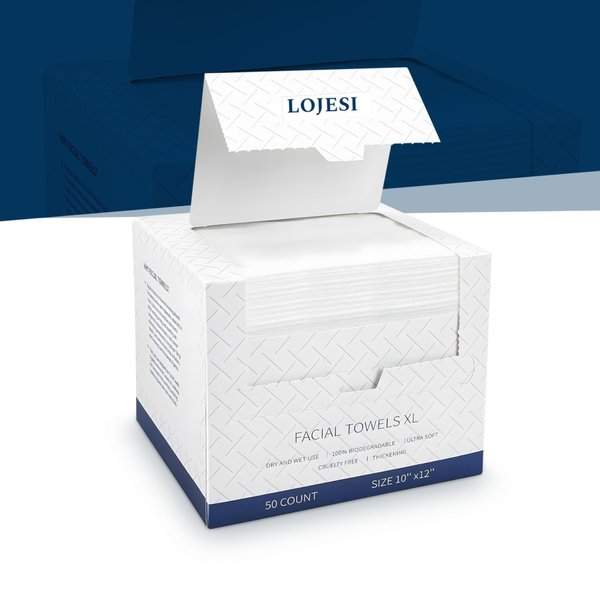 CareUS Towels XL contains face towels that come from USDA's biobased plant, disposable face towelettes, and makeup remover dry wipes, all of which are extremely soft and are available in packs of 50.