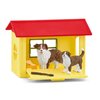 Schleich Farm World 6pc. Dog and Puppy Figurine Playset - Highly Detailed and Durable Dog and Puppy Toy Playset with Dog House, Fun and Educational Play for Boys and Girls, Gift for Kids Ages 3+