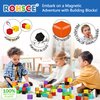 ROHSCE Magnetic Blocks Building Toys for Toddlers 3-5, Building Blocks Toys for Toddlers 3 Year Old Boys & Girls,Magnetic Toys for Kids, Stacking STEM Montessori Toys