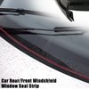 Pincuttee 1.7M/ 5.6FT Car Seal Strip for Front Windshield,Rubber Seal Strip for Front Windshield,Black Rubber Seal Car Windshield Window Door Seal Strip,Weather Seal Stripping(H-Shape)