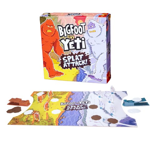 The Good Game Company Bigfoot vs. Yeti Splat Attack Catapult Board Game Kids Board Games Ages 6-8 Fun Gift for Family