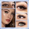 M J JOMAY Eyelash Extensions Easy Fan Volume Lashes Mixed Tray 0.05 C Curl 8-16mm Self Fanning Volume Lashes Automatic Blooming Flower 2D~10D Lashes Long Lasting Blooming Lashes（Mix8-16)