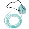 Pediatric Elongated Standard Oxygen Mask with 6.6' Tubing and Adjustable Elastic Strap - 3 Packs - Size M