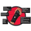Lohmann&Rauscher 67041 Wrist Brace for Sprains, Left, Medium