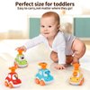 Amy&Benton Toddler Toy Cars Baby Toy Cars Press and Go Cars for Toddlers 1-3 Animal Cars Toy Cars for Boys 1 Year Old 1st Birthday Gifts 1-2 Years Old Boys Push Go Car Toys for 6-9-12-18 Months