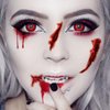 Fake Scars Halloween Temporary Tattoos Face Fake Blood Makeup Fake Scars Cuts, Face Fake Stitches Temporary Tattoos Healthy Makeup 3D Realistic Fake Scratches Blood Scar Tattoo Stitches Sticke 30PCS