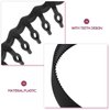 Pluzmecalm 5Pcs Black Plastic Headbands for Women or Men,Fashion Non Slip Head Band,Unisex Wide Hair band Hoop Clips Hair Accessories for All-Day Comfort Easy to Use and Wear,Beauty and Personal Care
