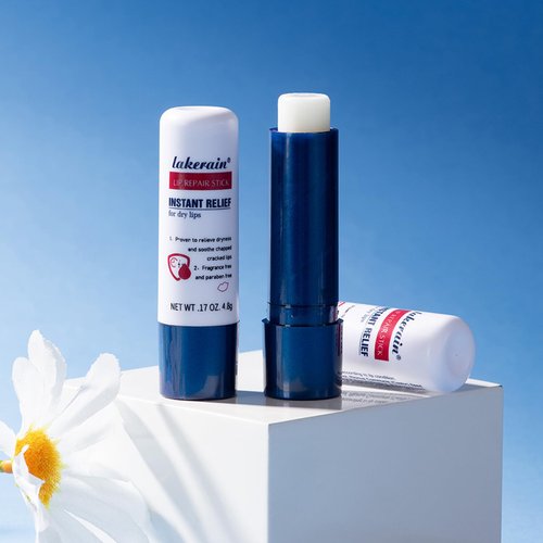 NICEFACE 2Pcs Natural Lip Repair Stick - Moisturizing Glossy Lip Balm Sticks and Lip Sleeping Mask, All-Day Hydrating Lip Protectant - Soothe Dry Chapped Lips Lip Care (Stick)