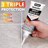 Melanther Grout Filler Tube | 2 Pack Tile Grout Paint for Bathroom Shower Floor, Fast Drying Grout Repair Kit Refresh Filler Tube, Grout Sealer Restore and Renew Grout Line Grout Pen (White)