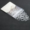 Dofash 2 * 50MM No Damage Small Elastic Hair Ties Rubber Bands for Hair Elastic Hair Bands Hair Rubber Bands Hair Elastics for Women's Hair - 200pcs(Clear)