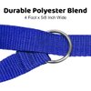 Downtown Pet Supply Slip Lead Dog Leash 12 Pack, 4' x 1/2" - Universal Dog Slip Leash with Metal O Ring - Machine Washable Dog Slip Lead for Groomers, Shelters, Rescues, Vets, or Doggy Daycares