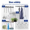 Metal Shower Curtain Hooks，Set of 12 Rings，Rust Resistant S Shaped Hooks Hangers for Shower Curtains, Kitchen Utensils, Clothing, Towels, etc. (Chrome)