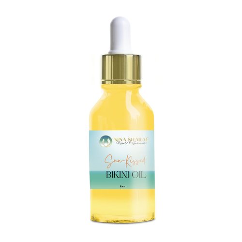 Nina Sharae Swimwear| PRETTY KITTY BIKINI INGROWN HAIR OIL | COLOR RESTORATION FADING OIL |HAIR TREATMENT | EXFOLIATING OIL | REDUCE READNESS OF SKIN | SOFTEN HAIR 2 OZ
