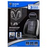 PLASTICOLOR 008628R25 RAM 3-Piece Deluxe Sideless Seat Cover - Gray Logo - 1 Ea, Black