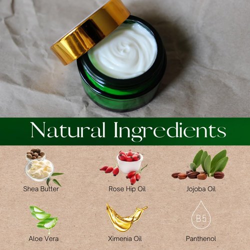 Facial Ice Globe All Natural Hydrating Face Cream | Organic & Vegan Face Moisturizer for Sensitive Skin | Deep Hydration - Ideal for Dry Skin