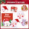 Hollowfly 15 Sets Christmas Mini Stuffed Animals with Xmas Cards Christmas Soft Plush Toy with Christmas Hat for Xmas Party Favors Christmas Tree Decor Stocking Fillers Classroom Gifts Exchage