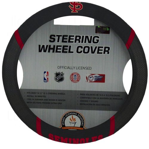 FANMATS 14858 Florida State Seminoles Embroidered Steering Wheel Cover